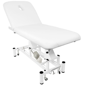 LEŻANKA ELEKTR. DO MASAŻU AZZURRO 684 1 SILN. BIAŁA