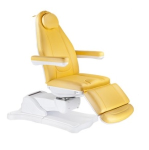 Elektryczny fotel kosmetyczny Mazaro IV Miodowy