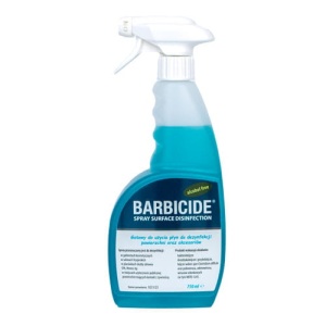 BARBICIDE - spray do dezynfekcji powierzchni, narzędzi, akcesoriów 750 ml