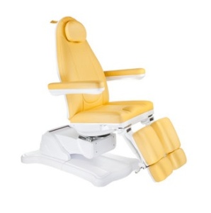 Elektryczny fotel kosmetyczny Mazaro V Miodowy