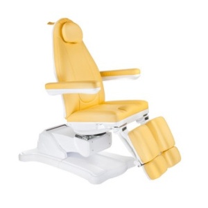 Elektryczny fotel kosmetyczny Mazaro III Miodowy
