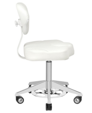  TABORET KOSMETYCZNY AZZURRO 156F BUMP-UP BIAŁY